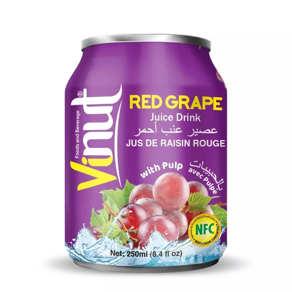 VINUT RED GRAPE JUICE WITH PULP - 250ML
