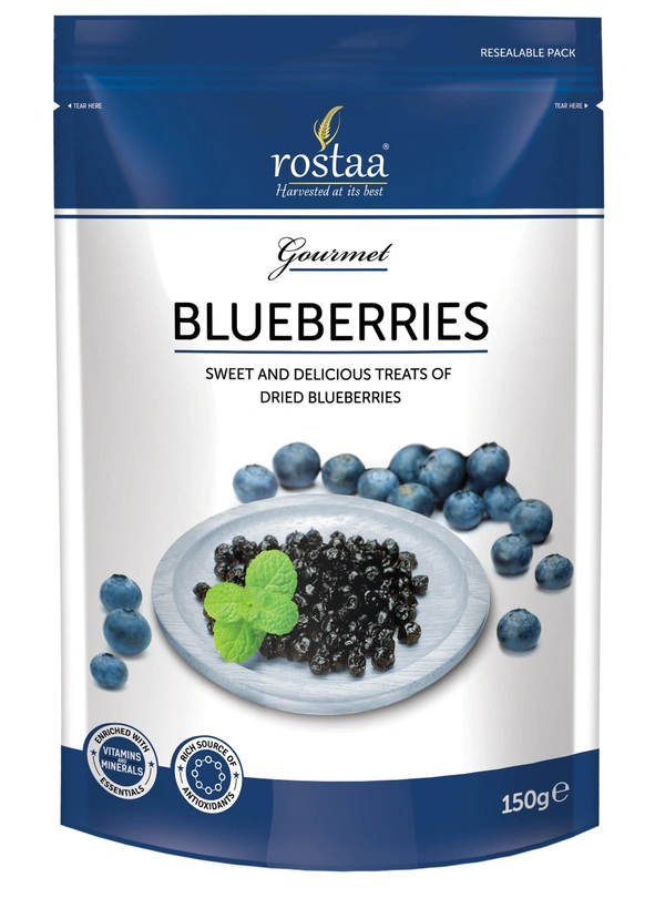 ROSTAA BLUEBERRIES DRIED - 150GM