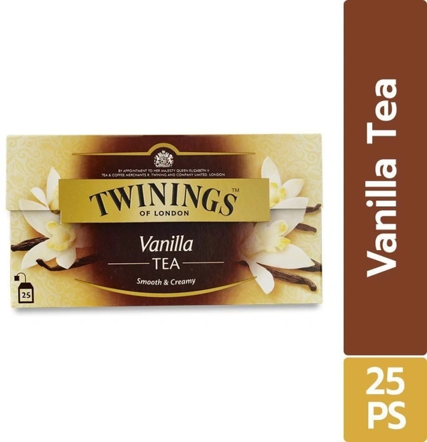 TWININGS VANILLA TEA 25 T-BAGS