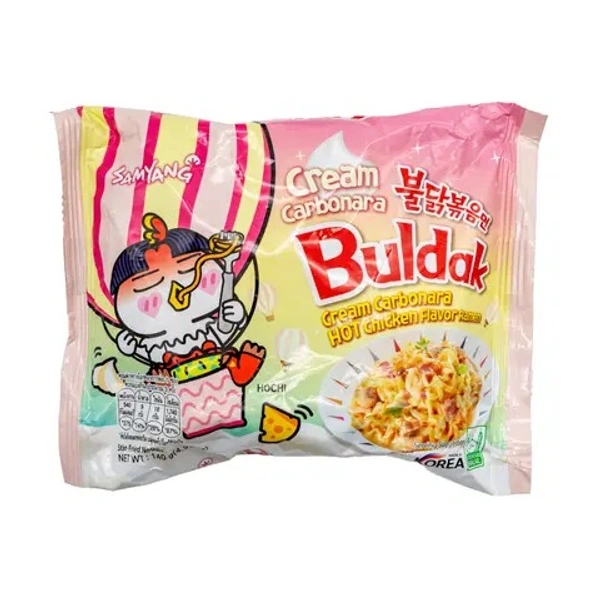 SAMYANG CREAMY CARBONARA FLAVOR NOODLES - 140G
