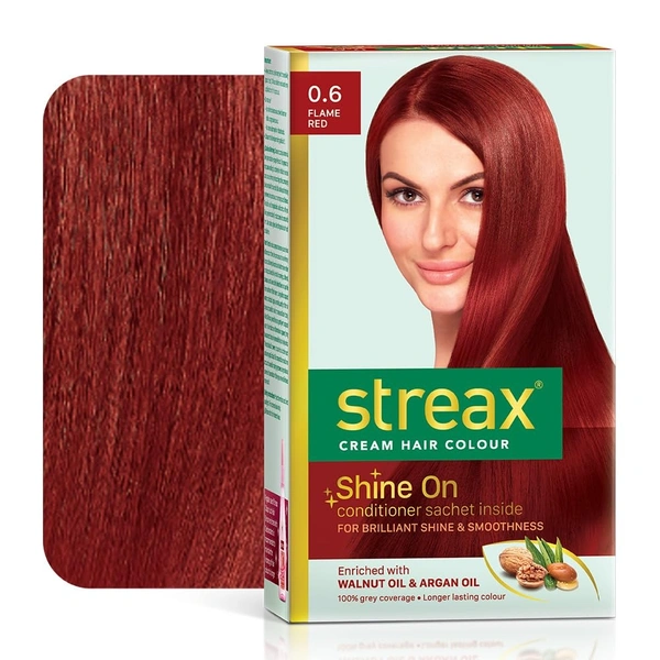 STREAX HAIR COLOUR 0.6 FLAME RED - 50GM