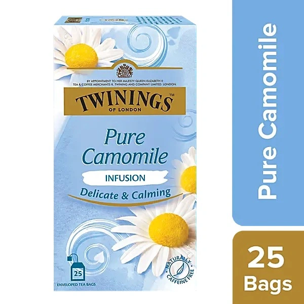 TWININGS PURE CAMOMILE T-BAGS - 25N
