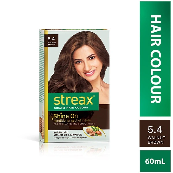 STREAX HAIR COLOUR 5.4 WALNUR BRWN - 50ML