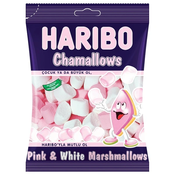 HARIBO CHAMALLOWS PINK & WHITE - 150GM