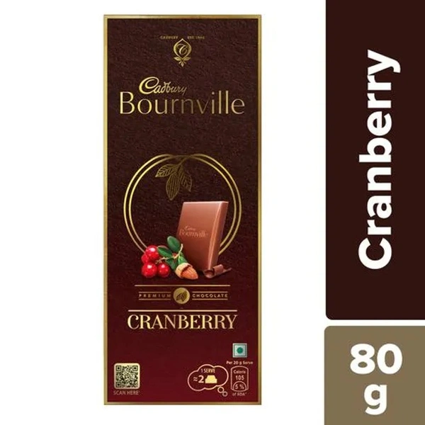 CADBURY BOURNVILLE CRANBERRY - 80GM