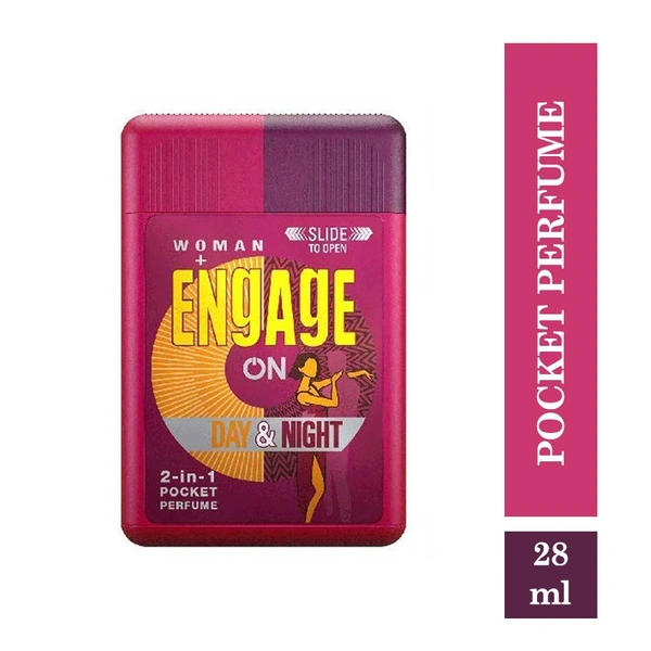 ENGAGE ON WOMEN DAY & NIGHT POCKET DEO - 28ML