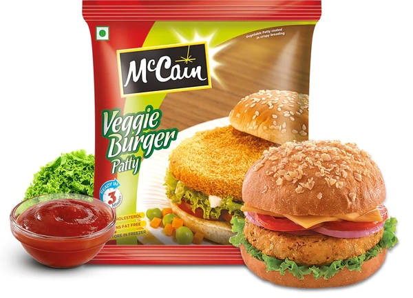 MCCAIN VEG BURGER PATTY - 360GM