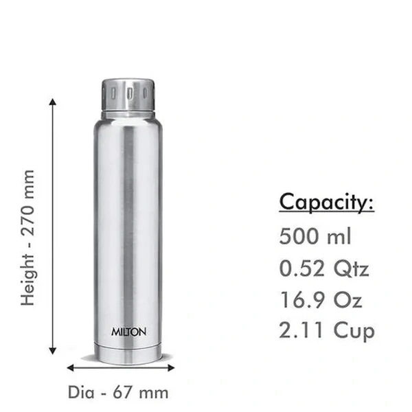 MILTON TS-173 ELFIN 500 VACUUM INSULATED BOTTLE - 500ML