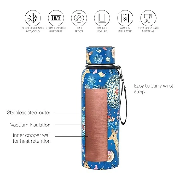 CELLO VACUSTEEL BOTTLE DEEZEE KENT - 900 ML