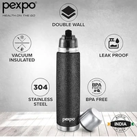 PEXPO VACUUM INST. BOTTLE FLAMINGO ART SS STAINLESS STEE - 500 ML