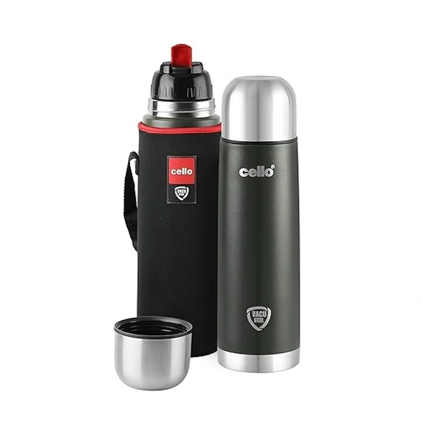 CELLO VACUSTEEL BOTTLE DURO FLIP - 1 LTR