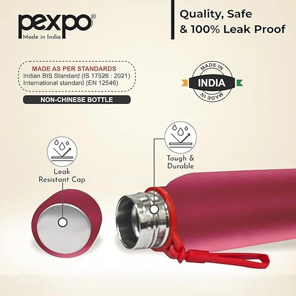 PEXPO VACUUM INST. BOTTLE BOSCO SS STAINLESS STEE - 900 ML