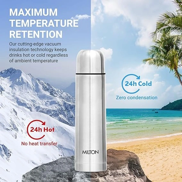 MILTON TS-261 FLIP LID VACUUM INSULATED FLASK 1LTR - 1LTR