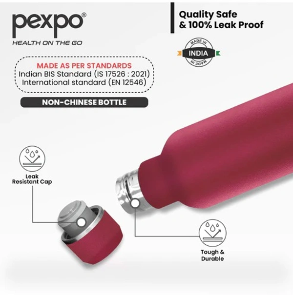 PEXPO VACUUM INST. BOTTLE OREO CP 2 SS STAINLESS STEE - 500 ML
