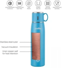 CELLO VACUSTEEL BOTTLE DURO CUPSTYLE - 1000 ML