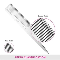 VEGA AC-06 HAIR COMB ALUMINIUM - 1N
