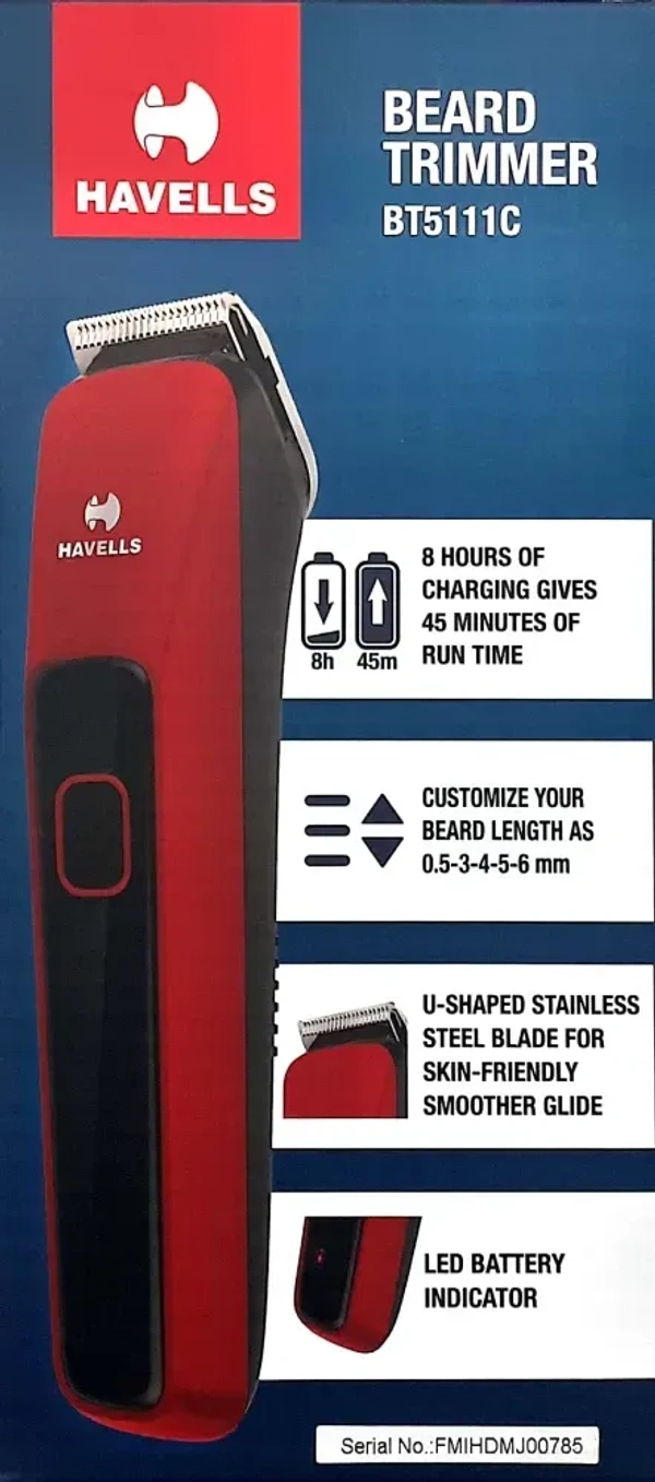 HAVELLS BEARD TRIMMER BT5111C - 1N