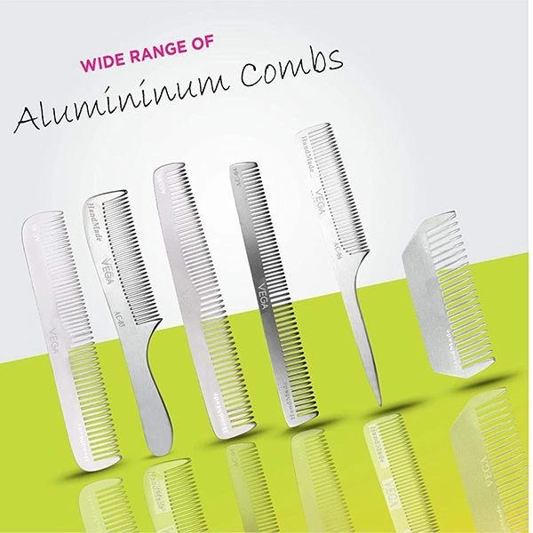 VEGA AC-06 HAIR COMB ALUMINIUM - 1N