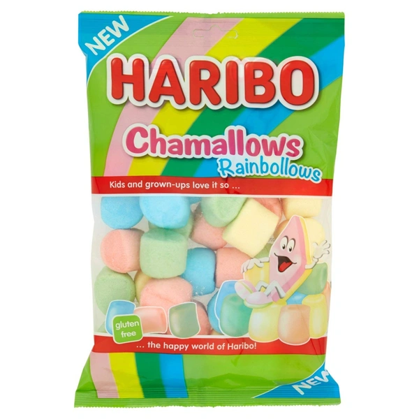 HARIBO CHAMALLOWS RAINBOLLOWS - 150GM