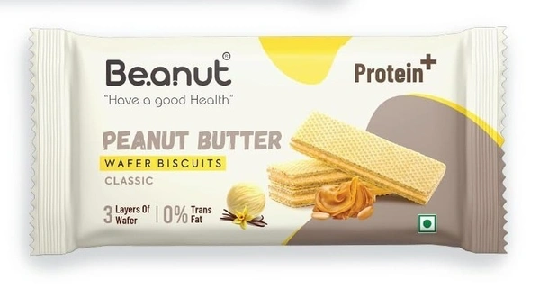 BEANUT PEANUT BUTTER WAFER BISCUIT CLASSIC - 60GM