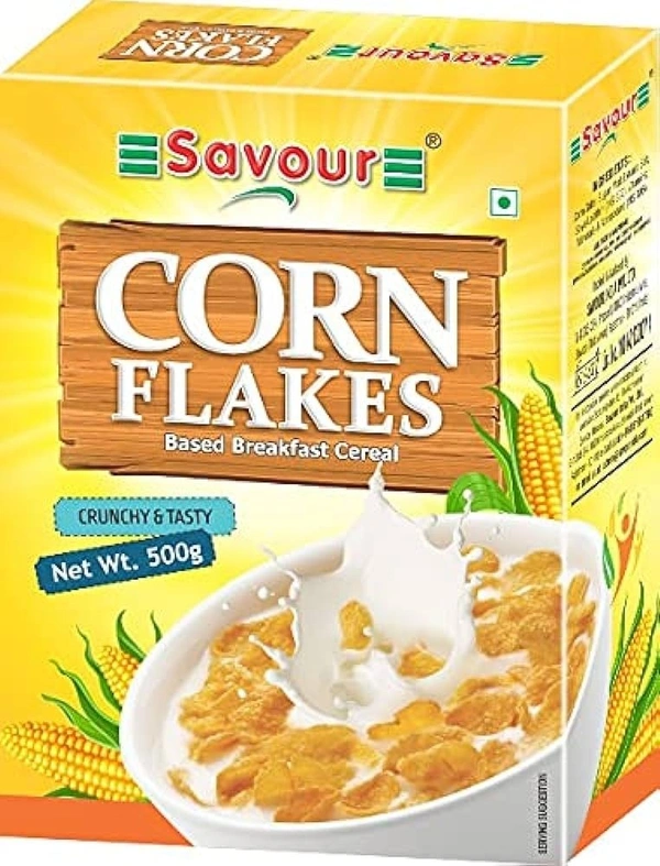 SAVOUR CORN FLAKES - 500GM