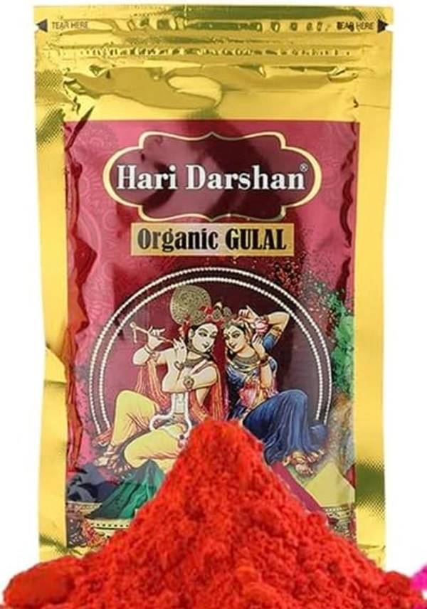 HARI DARSHAN ORGANIC GULAL 100GM - RED
