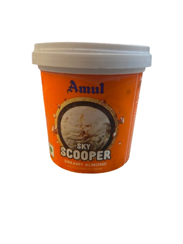 AMUL ICE CREAM JUMBO CUP SKYSCOP ALMOND - 125ML