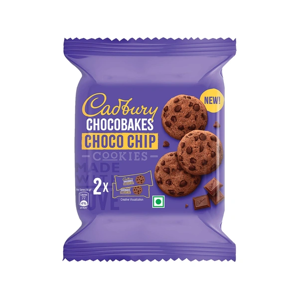 CADBURY CHOCOBAKES CHOCOCHIP COOKIES - 167GM
