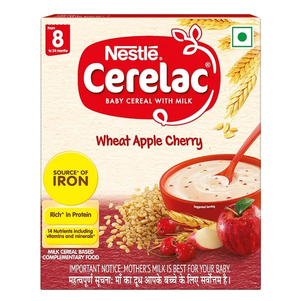CERELAC S2WHEAT APPLE CHERRY - 300GM