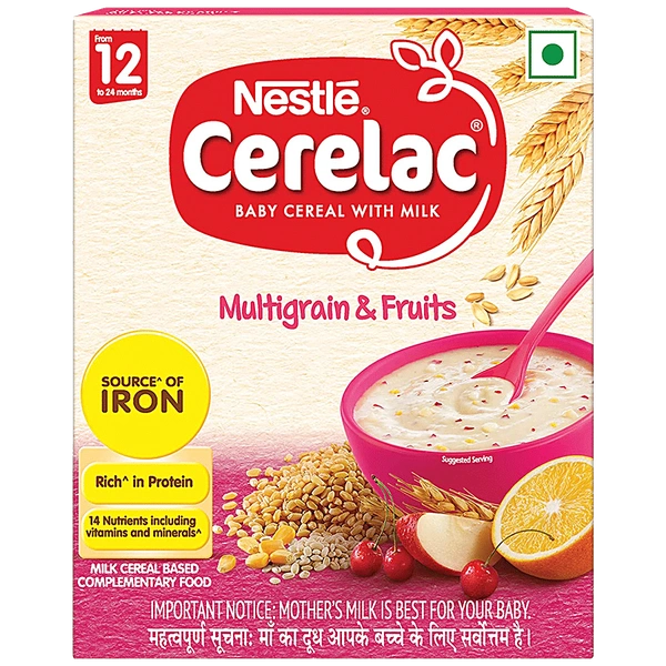 CERELAC S4 MULTIGRAIN & FRUITS - 300GM