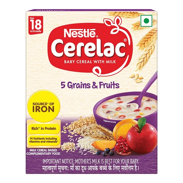 CERELAC S5 5 GRAIN & FRUITS - 300GM