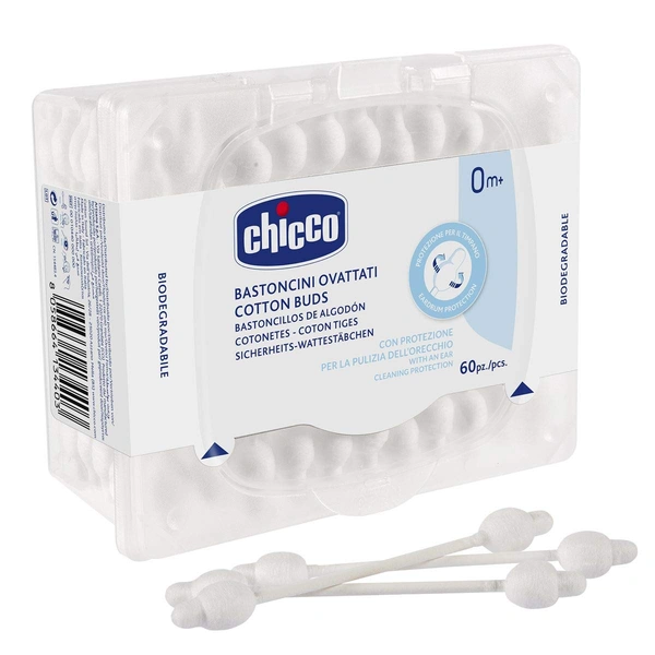 CHICCO COTTON BUDS 0M+ - 60TIPS