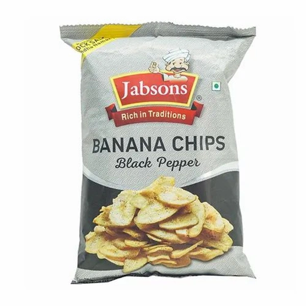 JABSONS BANANA CHIPS BLACK PEPPER - 200GM