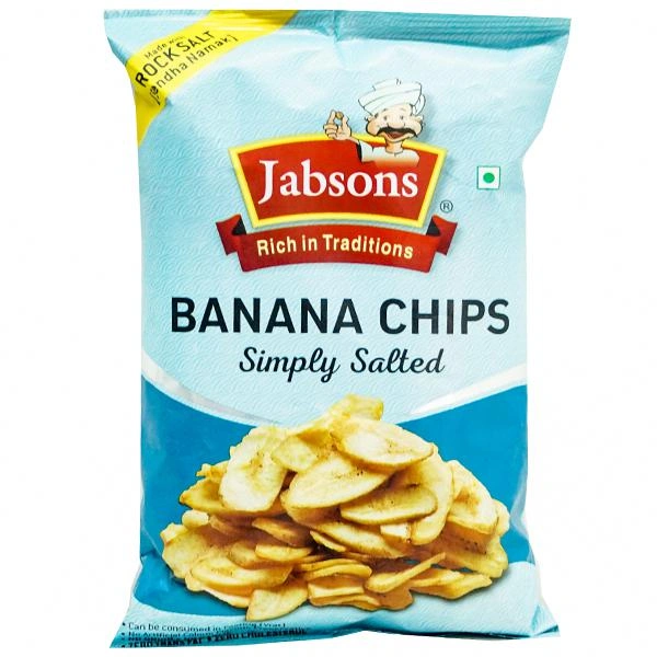 JABSONS BANANA CHIPS SALTED - 200GM
