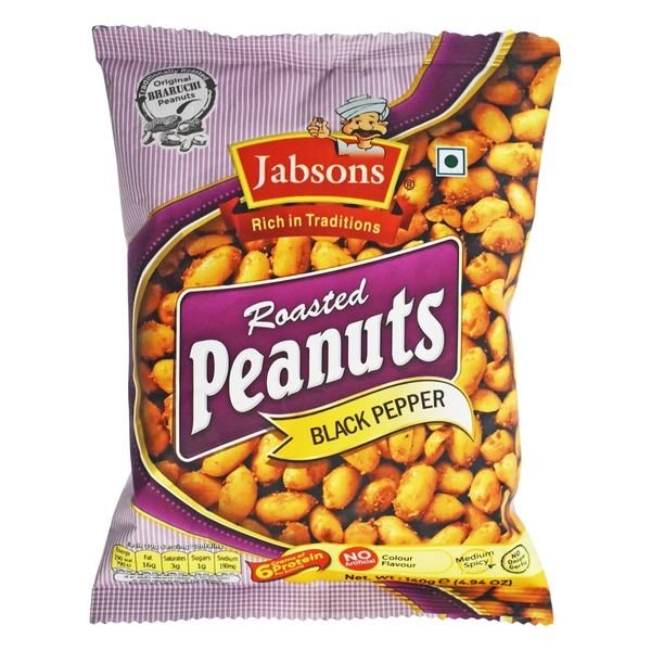 JABSONS PEANUTS BLK PEPPER - 150GM