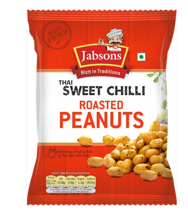 JABSONS PEANUTS THAI SWEET CHILLI - 150GM