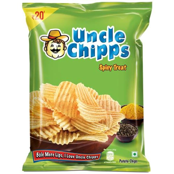 UNCLE CHIPS SPICY TREAT - 60GM