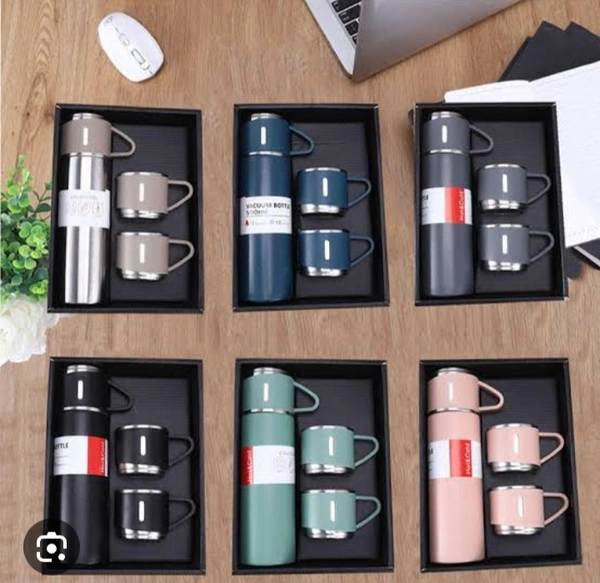 Vaccum Flask Set - Rangoon Green, Normal