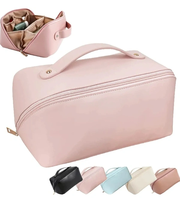 Cosmetic Travel Bag  - Pink Lace