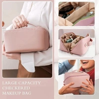 Cosmetic Travel Bag  - Pink Lace