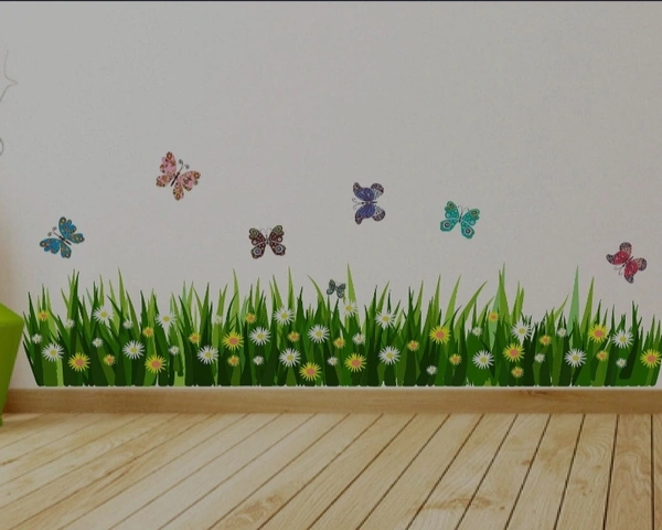 Baseboard Wall Stickers  - Japanese Laurel, 120×40cm