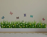Baseboard Wall Stickers  - Japanese Laurel, 120×40cm