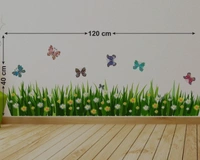 Baseboard Wall Stickers  - Japanese Laurel, 120×40cm