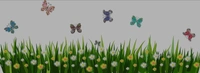 Baseboard Wall Stickers  - Japanese Laurel, 120×40cm