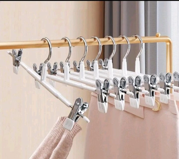 Anti Slip SS Pant Hanger  - Black
