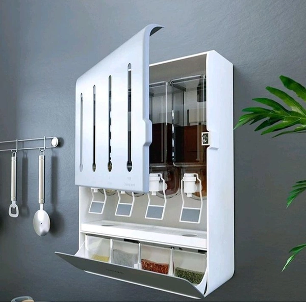 Oil and Vinegar Storage - Silver