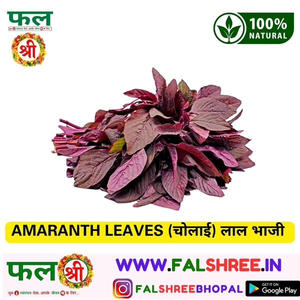 AMARANTH LEAVES (चोलाई लाल भाजी ) - 2