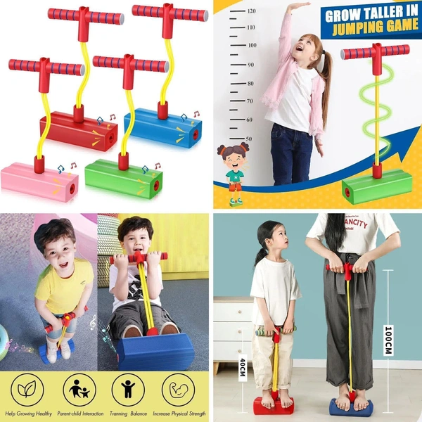 Durable jumper elastic foam bouncing kids toy for height and fun 