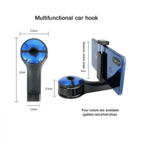 2IN1 UNIVERSAL CAR HEADREST HOOK WITH PHONE HOLDER, PUSES,BACKPACKS, WATER BOTTLE,UMBRELLA