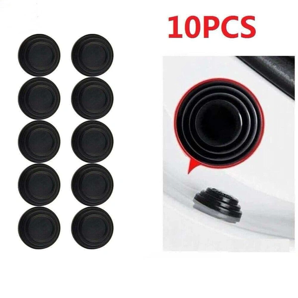 Car Shock Absorber Gasket Door Silicone Cushion Cushion Anti-Closing-Scratch Set Of 10pcs